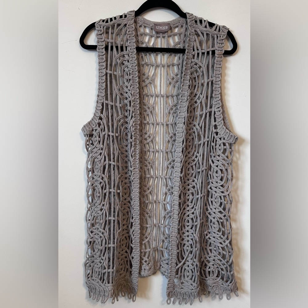 Chico’s Crochet Vest